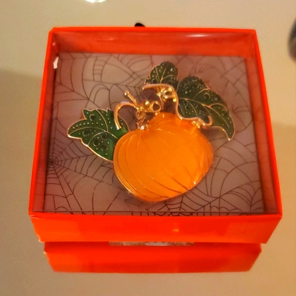 BRAND NEW 🏷JOE FRESH HALLOWEEN PUMPKIN BROOCH